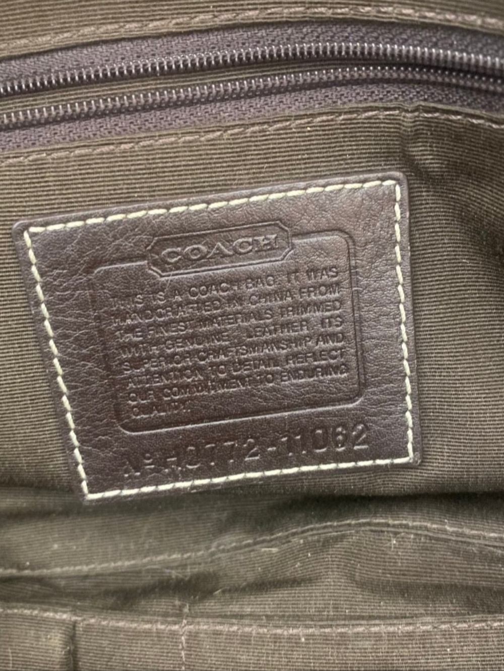 Coach Hampton Signature Jacquard Tote with Metallic Trim - Picture 9 of 9